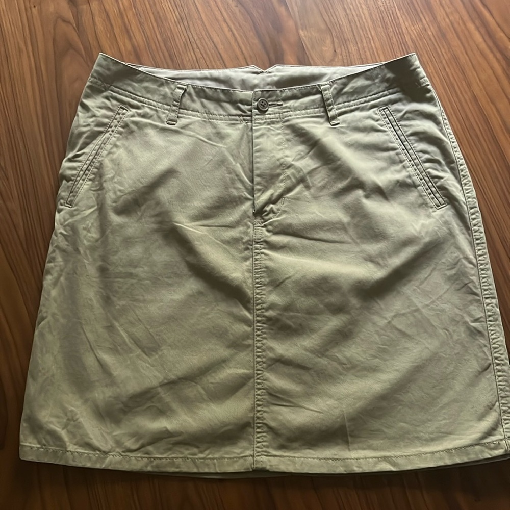 Muji Khaki Skirt